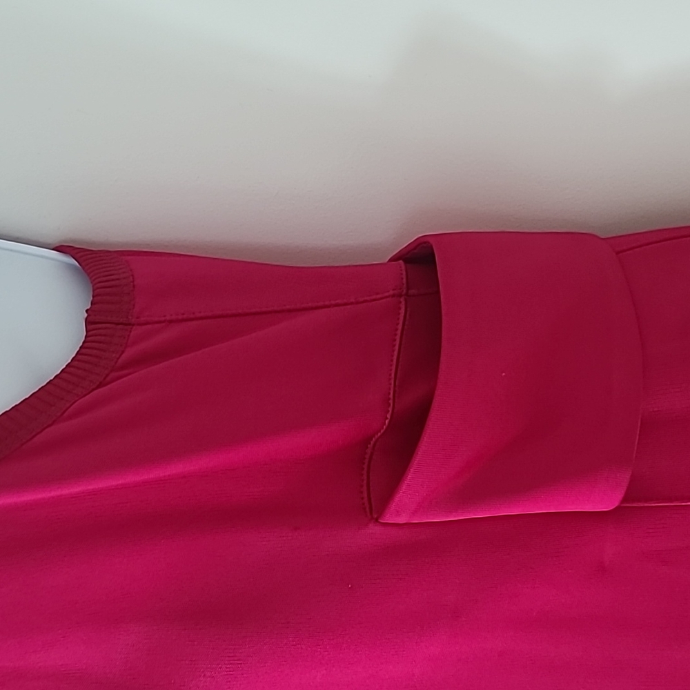 Givenchy Racer Back Flounce Dress - Fuchsia - Picture 4 of 4